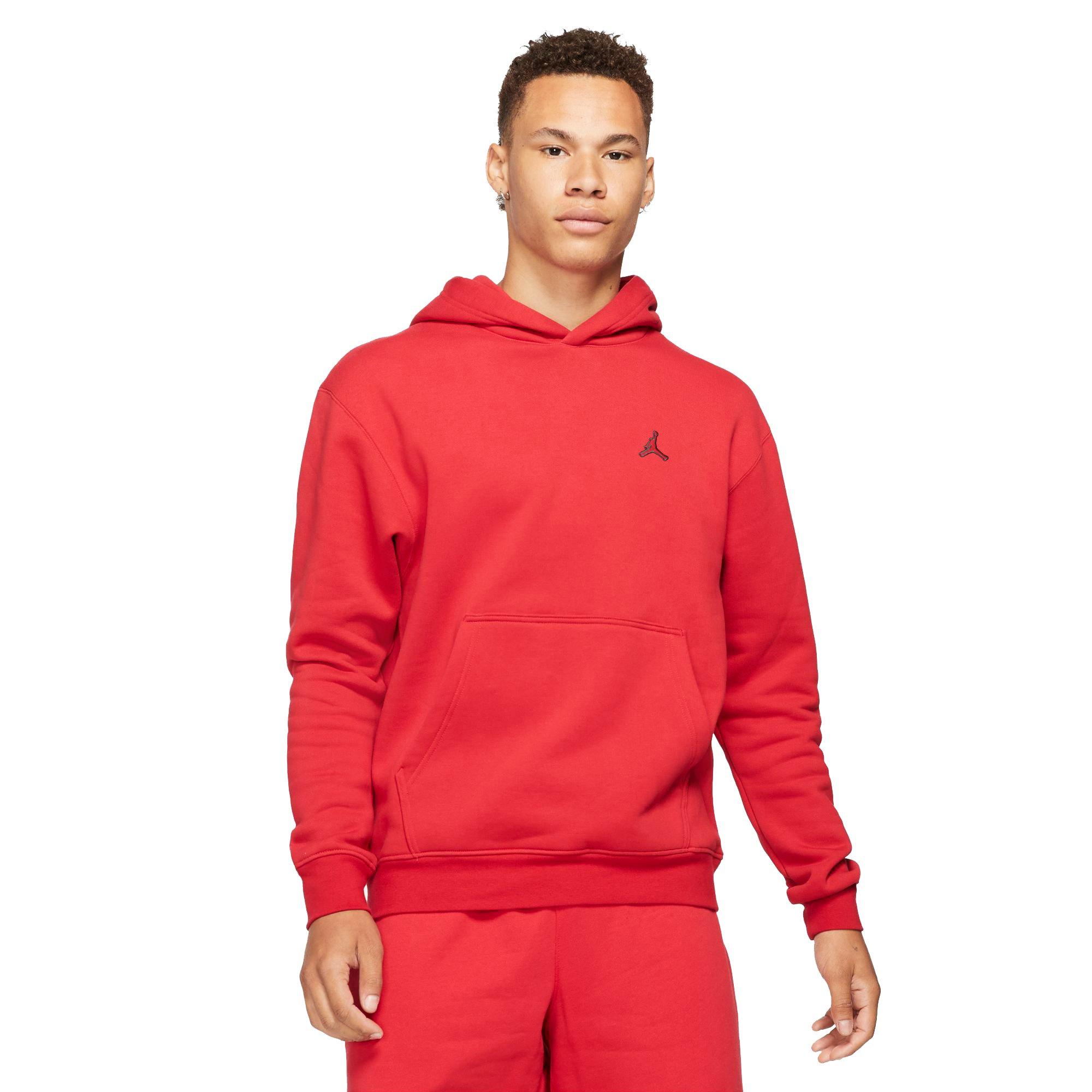 Red store jordan hoodies